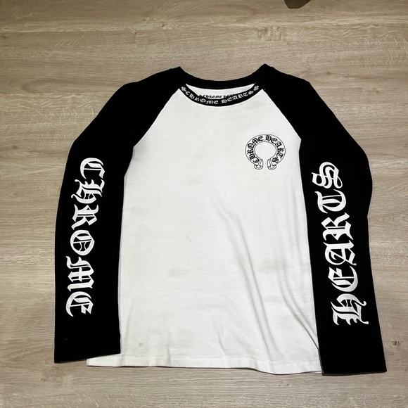 Chrome Hearts Black and White Long Sleeve Tee - Picture 2 of 4